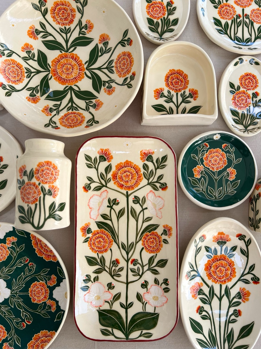 Ceramic work by Naja Luz